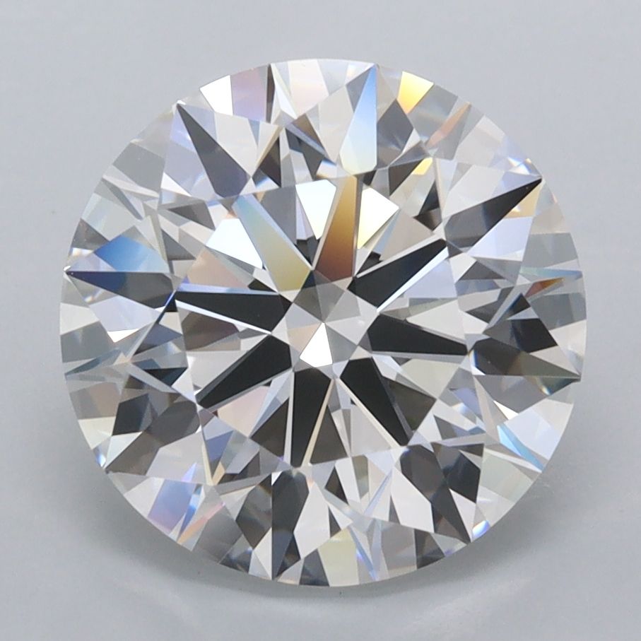 Round Lab-Grown Diamond 3.87ct D FL