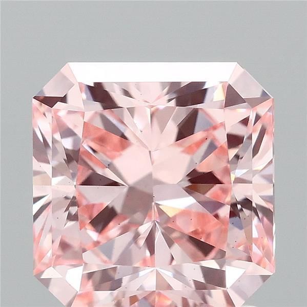 Square Radiant Fancy Intense Pink Lab-grown Diamond 2.03ct VS1 loose diamond