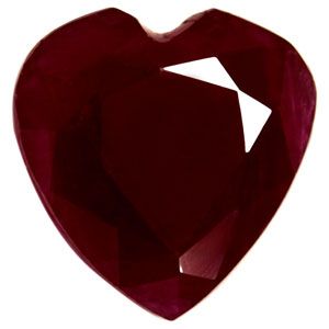 Heart Red Ruby 2.14ct loose gemstone
