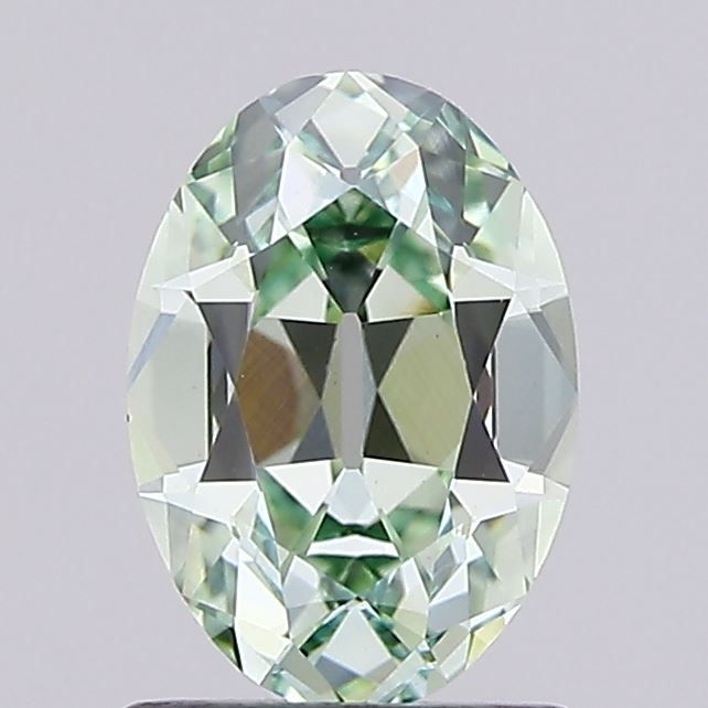 European Cut Fancy Vivid Green Lab-grown Diamond 1.41ct VS1 loose diamond