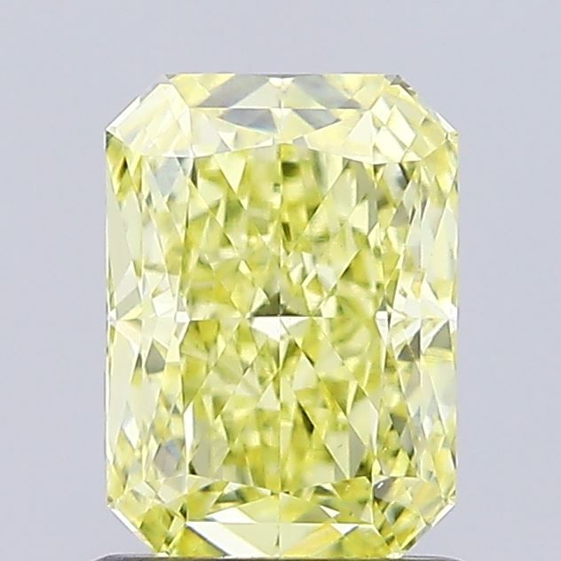 Radiant Fancy Intense Yellow Lab-grown Diamond 1.17ct VS1 loose diamond