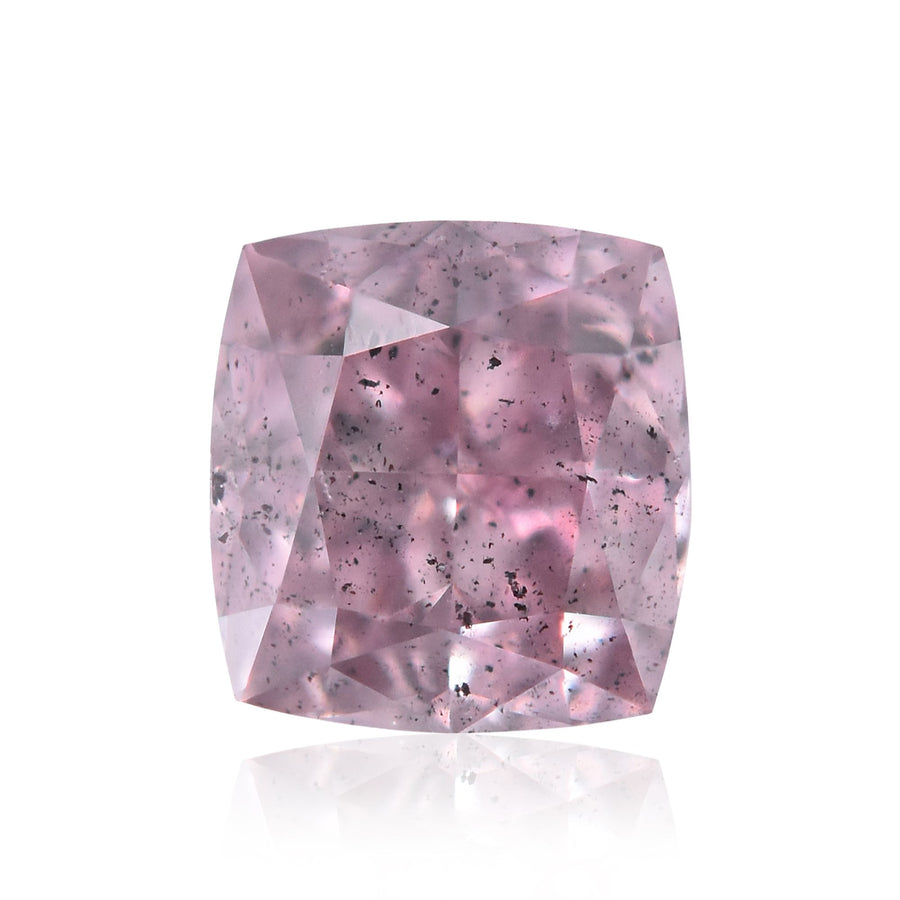 Cushion Fancy Pink Purple Natural Diamond 0.71ct loose diamond