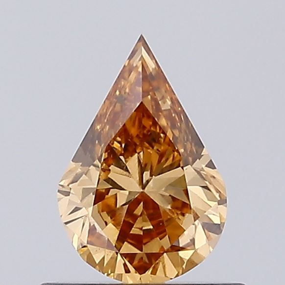 Pear Fancy Brown Lab-grown Diamond 0.46ct VS1 loose diamond