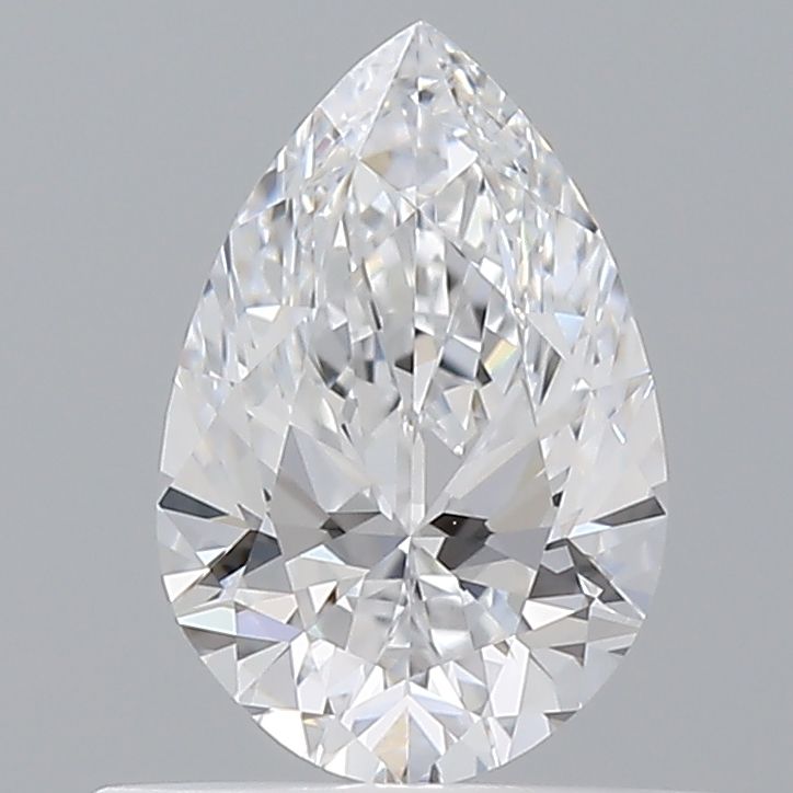 Pear Natural Diamond 0.57ct D VVS1