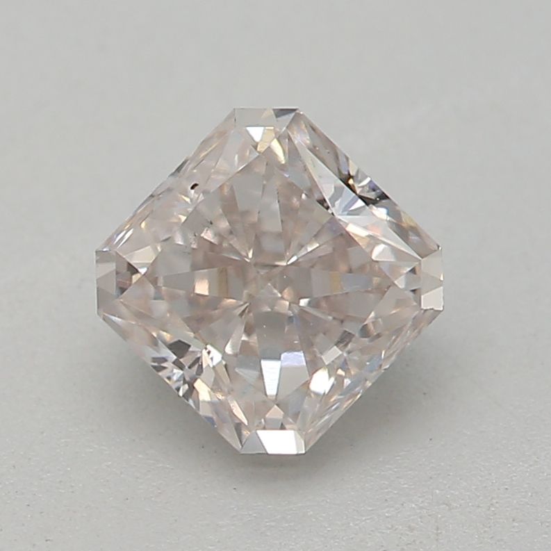 Radiant Light Pinkish Brown Natural Diamond 0.5ct VS2 loose diamond