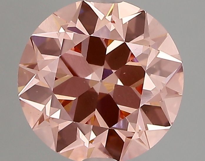 European Cut Fancy Vivid Pink Lab-grown Diamond 2.03ct VS1 loose diamond