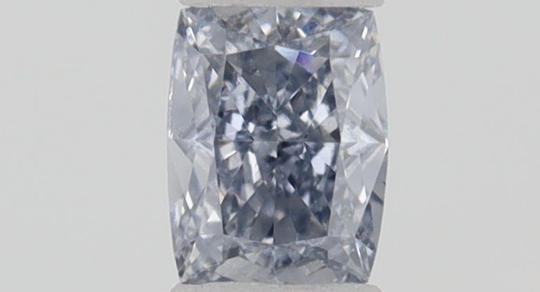 Cushion Fancy Gray Blue Natural Diamond 0.1ct loose diamond
