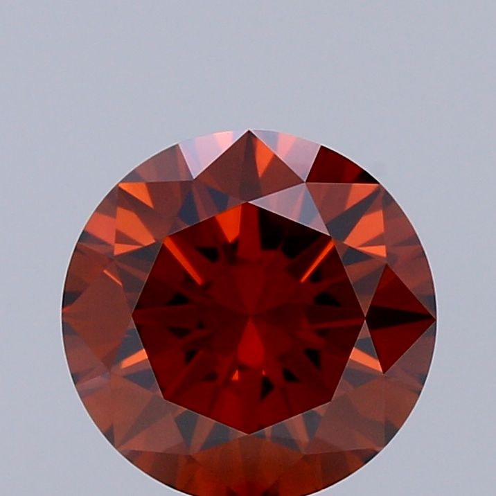 Round Fancy Deep Brownish Orange Lab-grown Diamond 1.19ct VS1 loose diamond