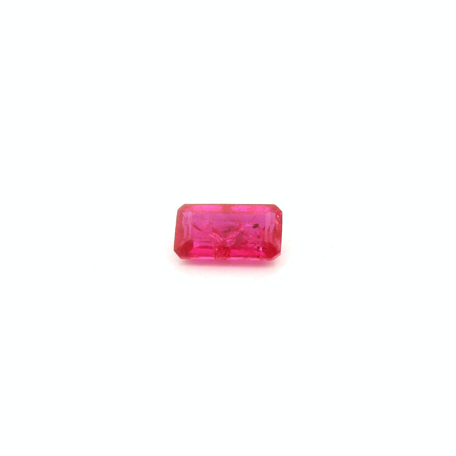 Octagonal Red Ruby 0.54ct loose gemstone