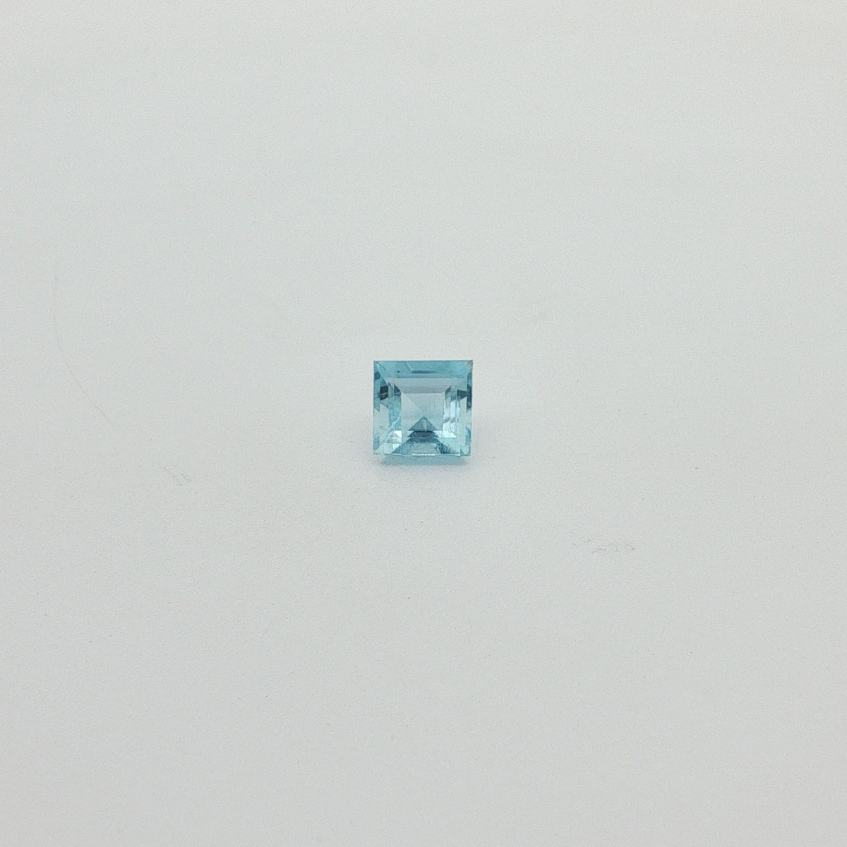 Square Blue Aquamarine 1.04ct loose gemstone