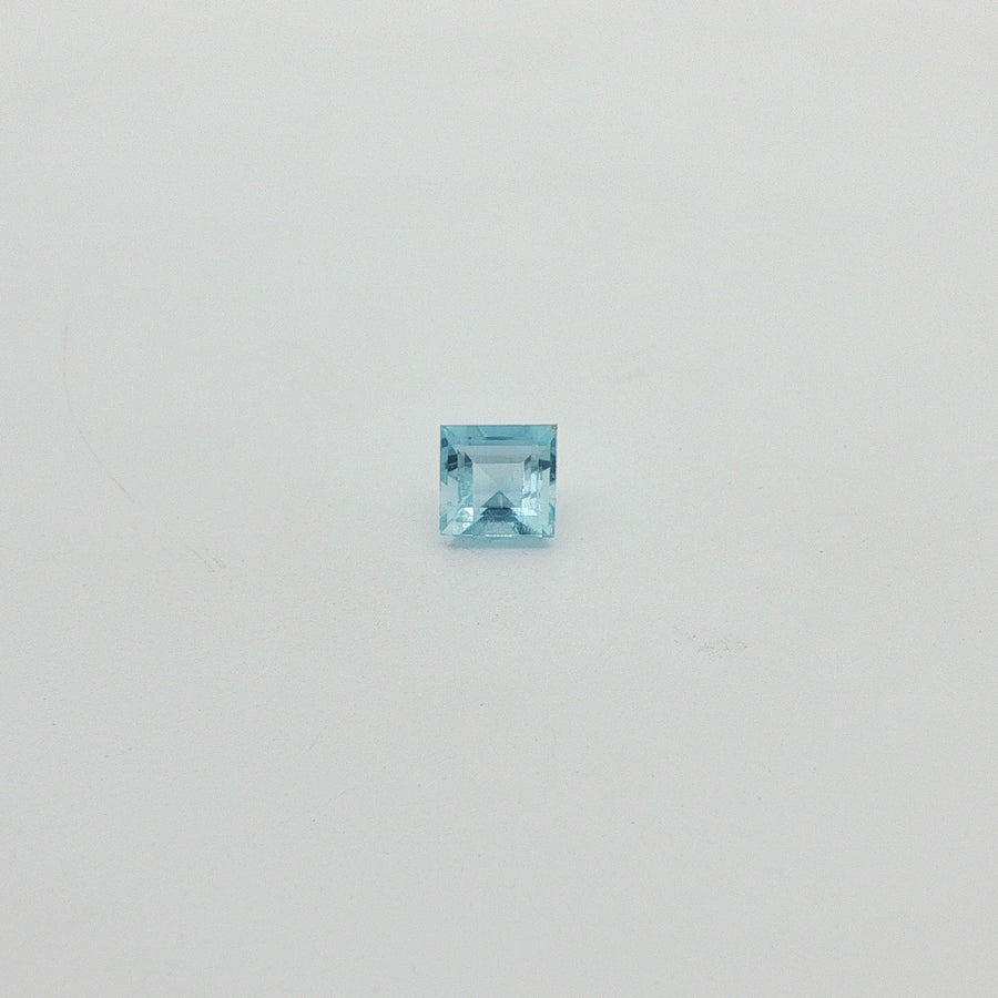 Square Blue Aquamarine 1.04ct loose gemstone