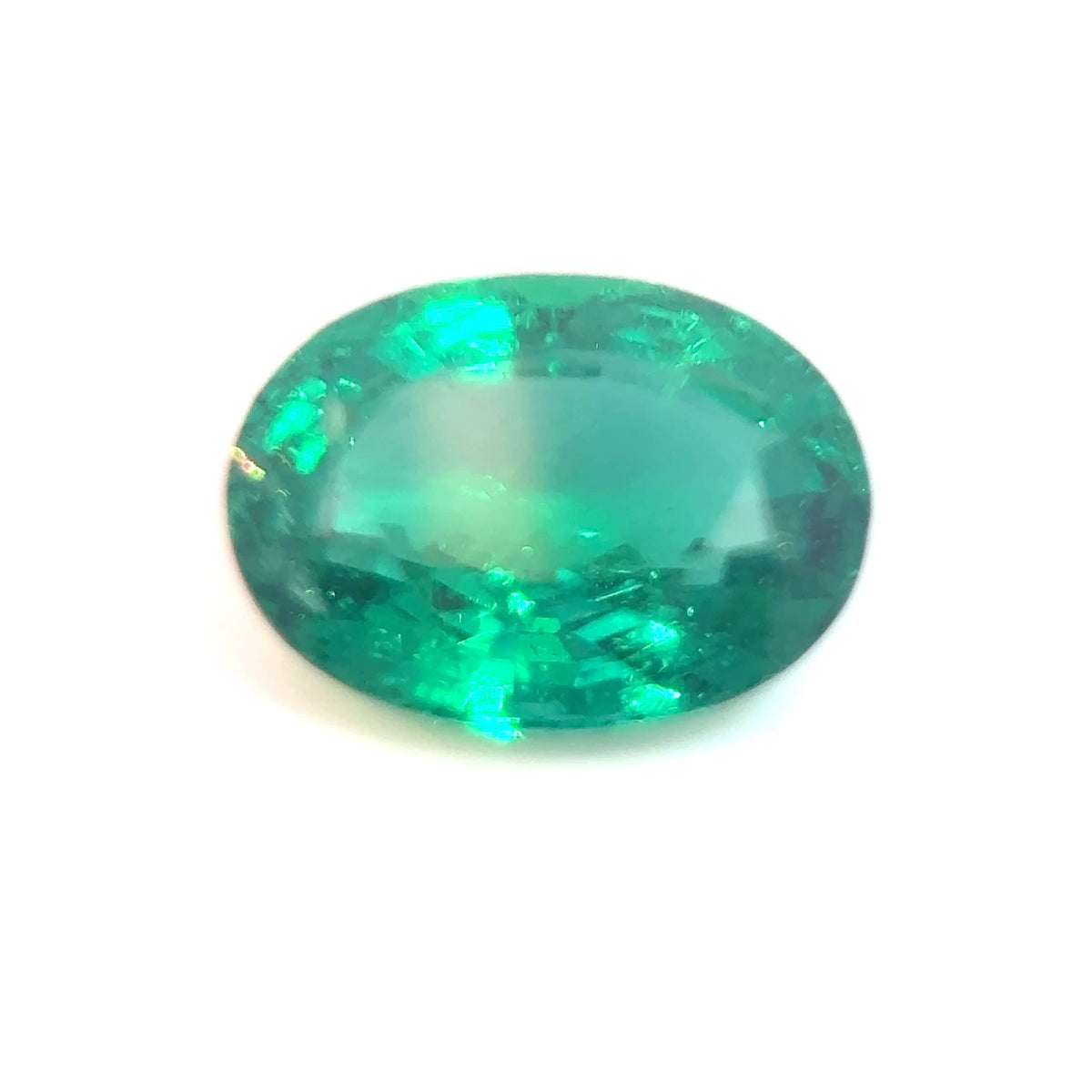 Oval Green Emerald 1.64ct loose gemstone