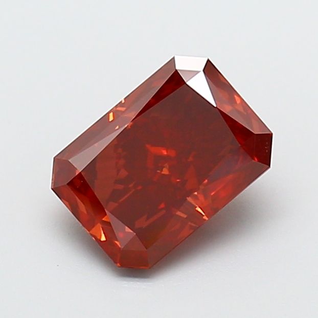 Radiant Fancy Vivid Red Lab-grown Diamond 2.03ct VVS2 loose diamond