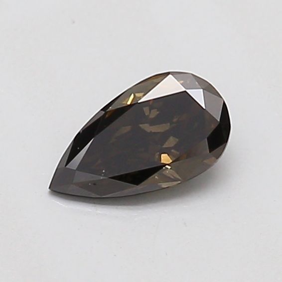 Pear Fancy Deep Black Lab-grown Diamond 0.27ct VS2 loose diamond