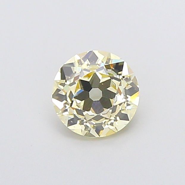European Cut Fancy Light Yellow Lab-grown Diamond 1.07ct VVS2 loose diamond