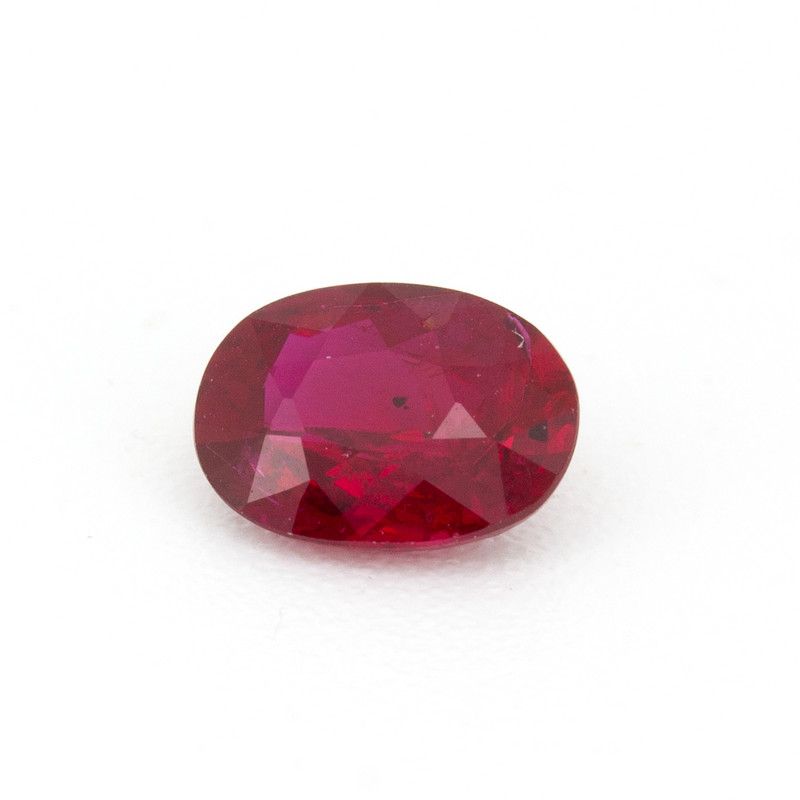 Oval Red Ruby 0.66ct loose gemstone