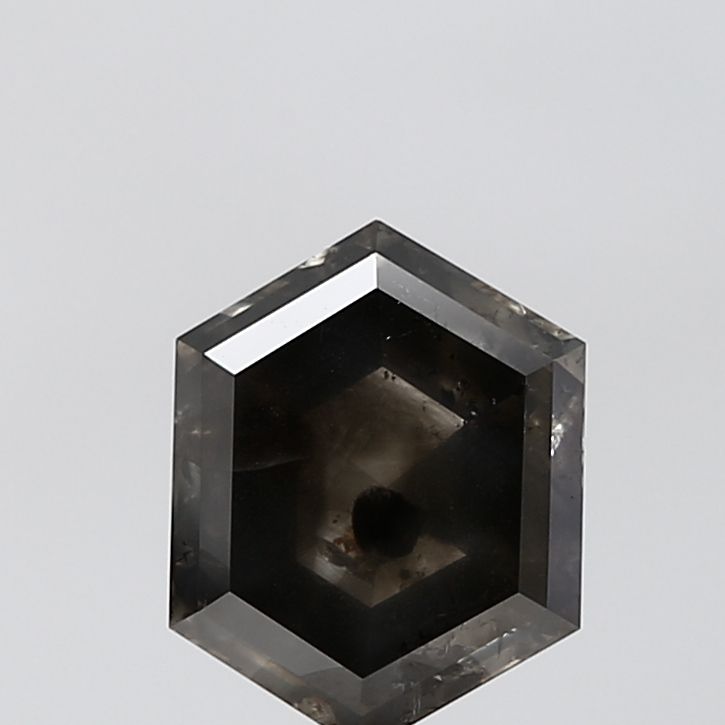 Hexagonal Salt And Pepper Natural Diamond 2.08ct VVS2 loose diamond