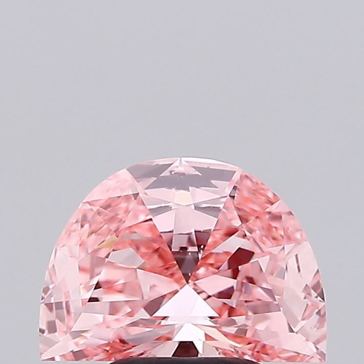 Half Moon Fancy Vivid Pink Lab-grown Diamond 2.01ct VS1 loose diamond