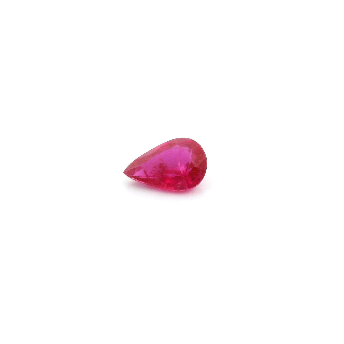 Pear Red Ruby 0.49ct loose gemstone