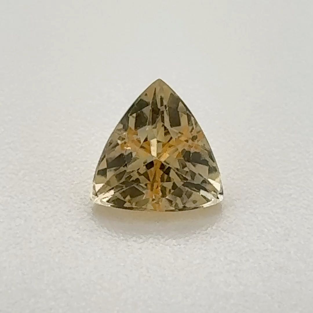 Trilliant Yellow Topaz 0.565ct loose gemstone