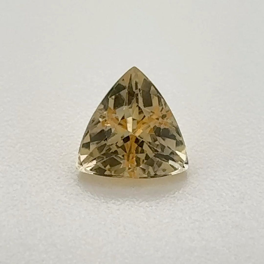 Trilliant Yellow Topaz 0.565ct loose gemstone
