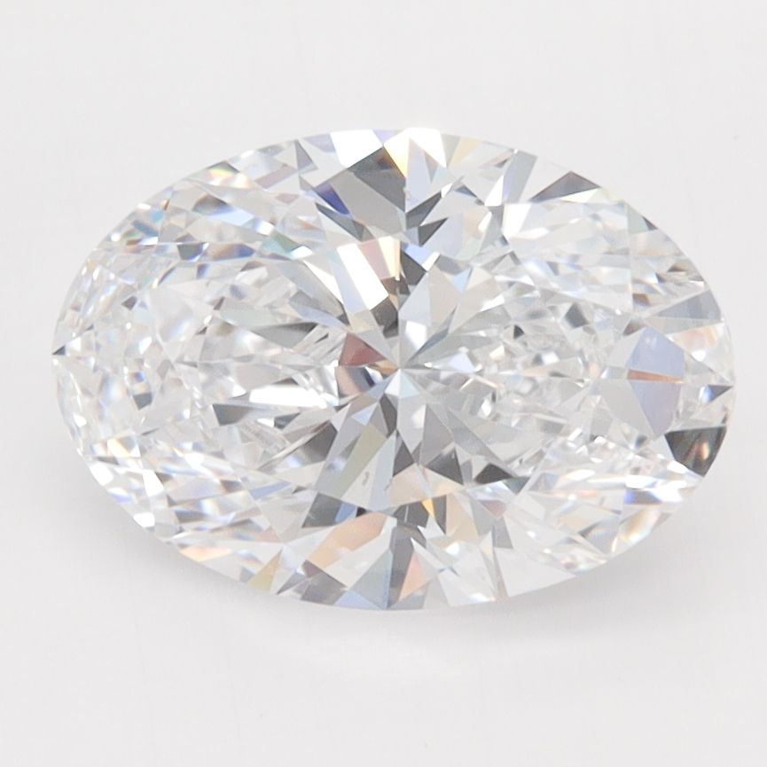 Oval Lab-Grown Diamond 2.38ct D VVS1