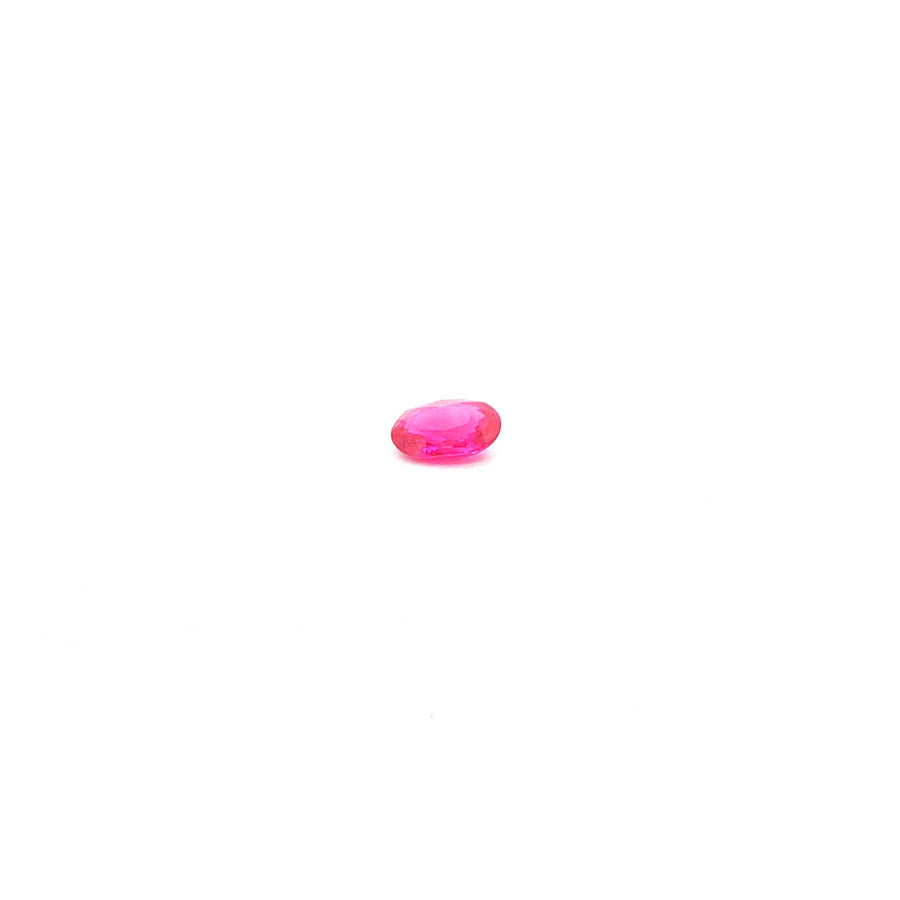 Oval Red Ruby 0.49ct loose gemstone