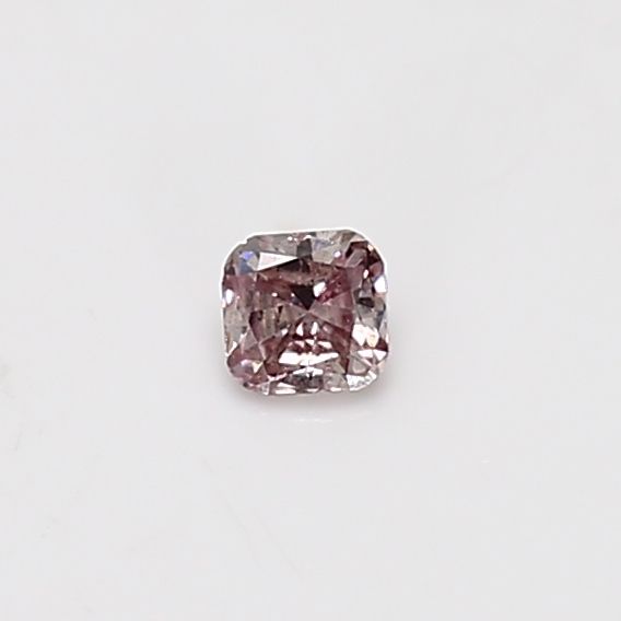Cushion Fancy Pink Natural Diamond 0.12ct loose diamond