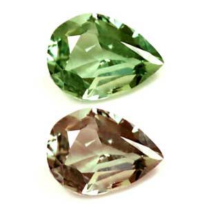 Pear Green Alexandrite 0.32ct loose gemstone