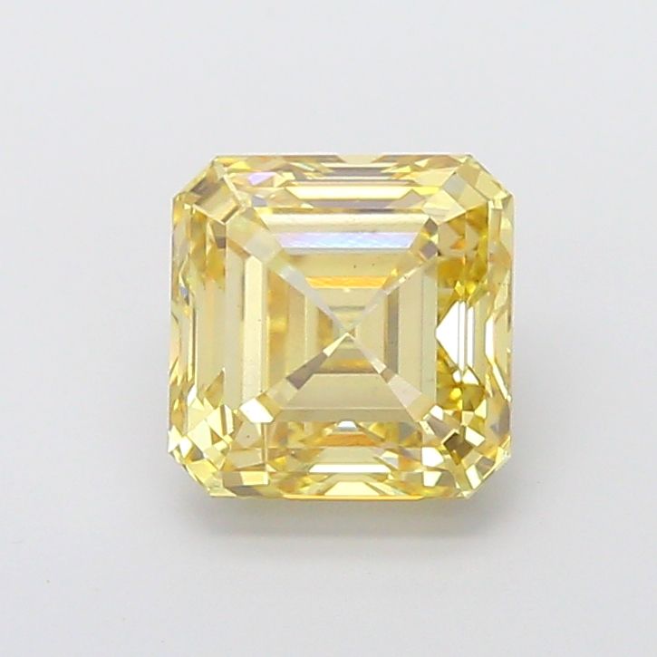 Asscher Fancy Yellow Lab-grown Diamond 4.05ct VS2 loose diamond