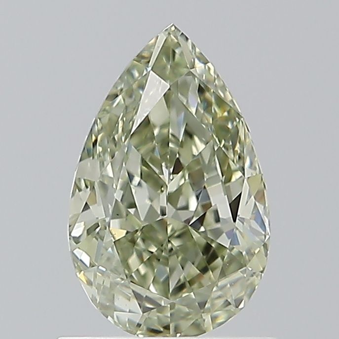 Pear Fancy Grayish Yellowish Green Natural Diamond 1.13ct VS2 loose diamond