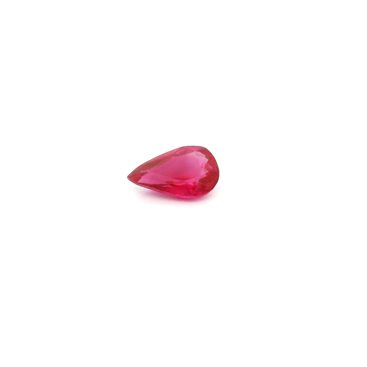 Pear Red Ruby 0.42ct loose gemstone