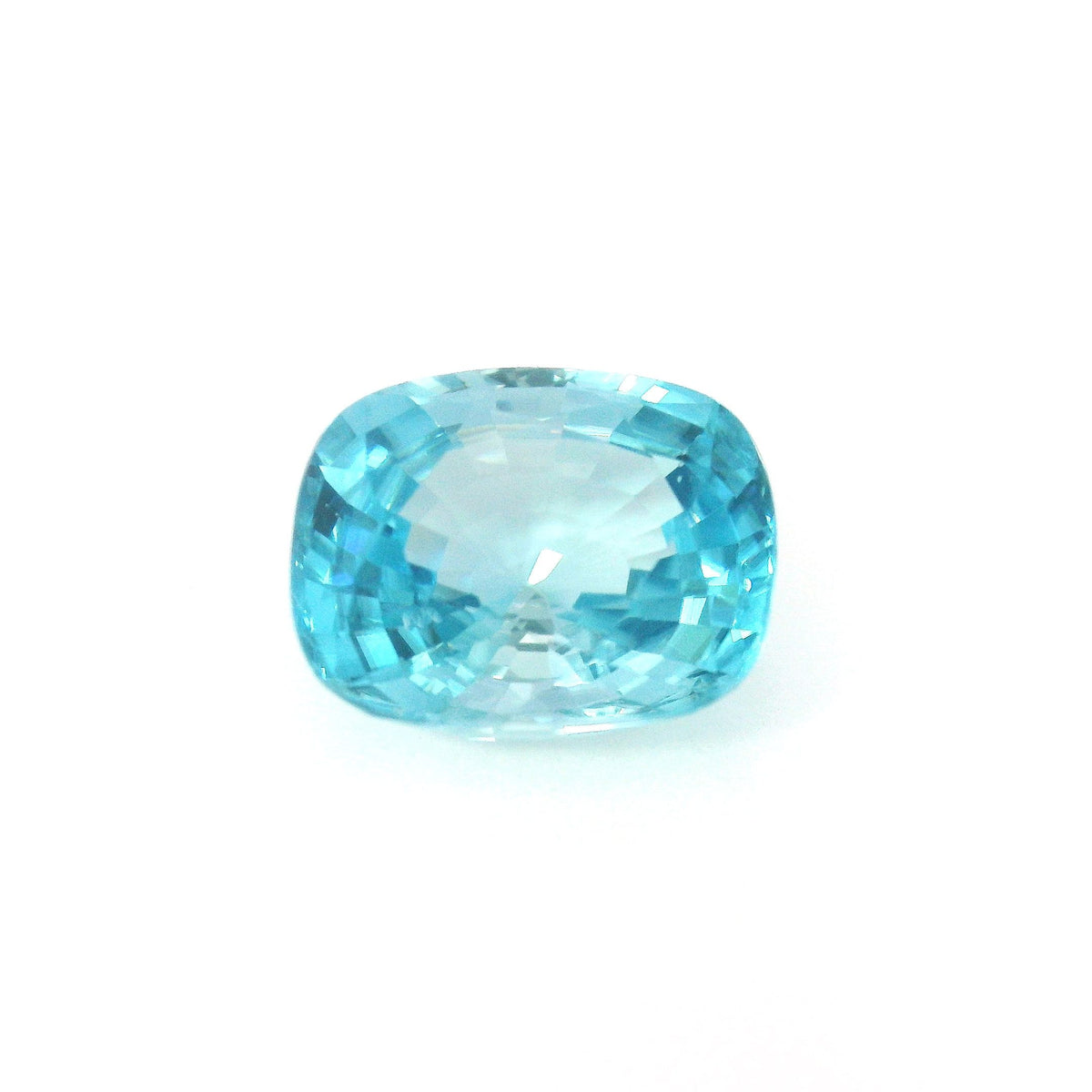 Cushion Blue Zircon 6.82ct loose gemstone
