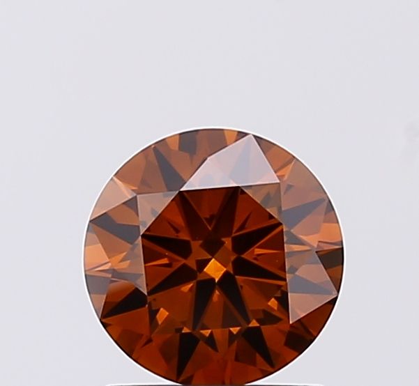 Round Fancy Brown Lab-grown Diamond 0.95ct VVS2 loose diamond