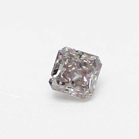 Radiant Fancy Light Brownish Brown Pink Natural Diamond 0.06ct loose diamond