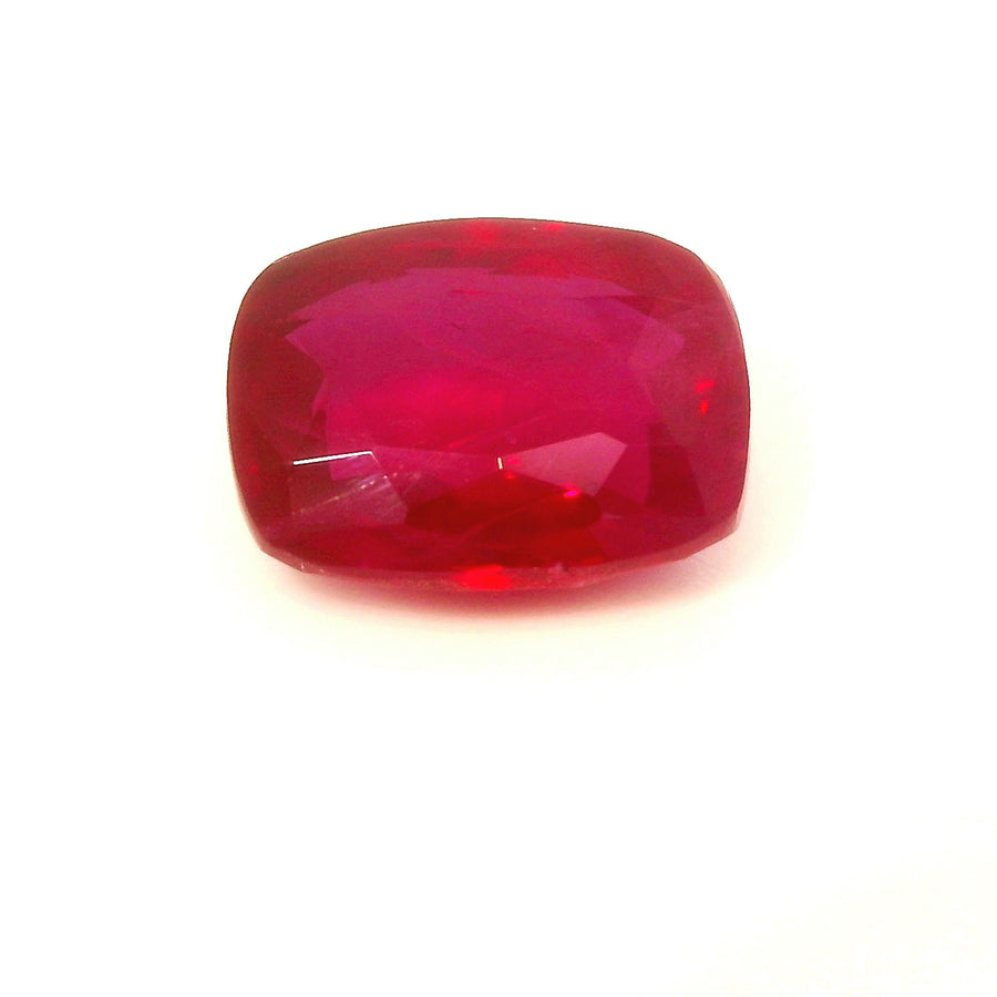 Cushion Red Ruby 2.6ct loose gemstone