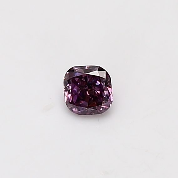 Cushion Fancy Dark Brown Purple Natural Diamond 0.15ct loose diamond