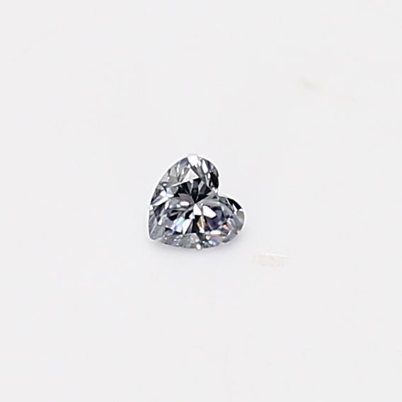 Heart Fancy Blue Natural Diamond 0.06ct loose diamond
