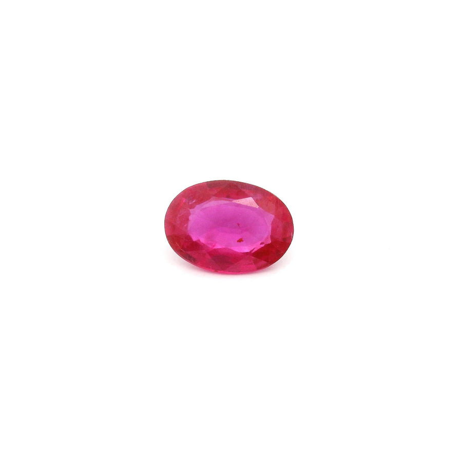 Oval Red Ruby 0.74ct loose gemstone