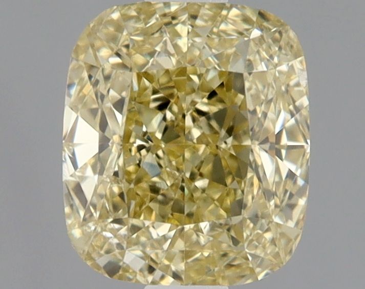 Cushion Fancy Light Yellow Brown Natural Diamond 1.01ct SI1 loose diamond