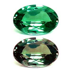 Oval Green Alexandrite 0.17ct loose gemstone