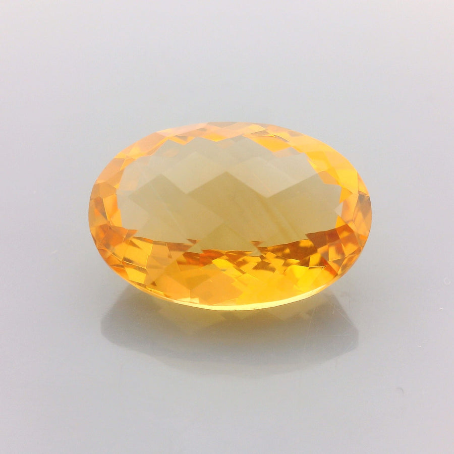 Oval Yellow Citrine 11.69ct loose gemstone