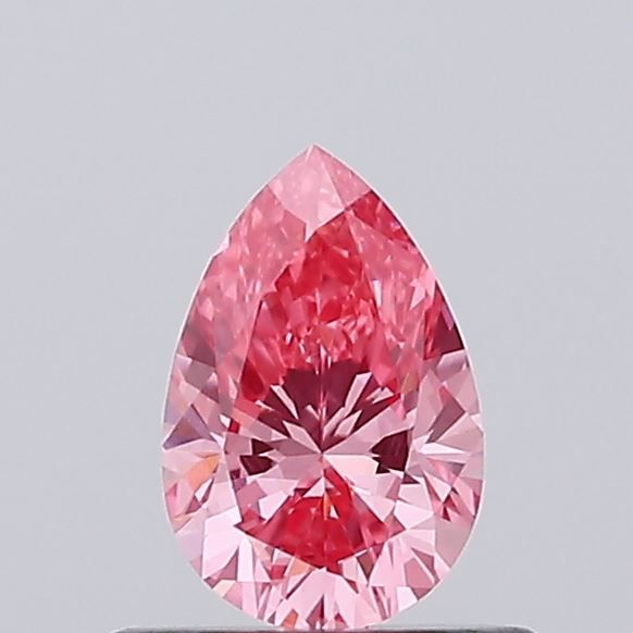 Pear Fancy Vivid Pink Lab-grown Diamond 0.27ct VVS2 loose diamond