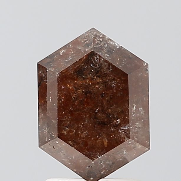 Hexagonal Salt And Pepper Natural Diamond 2.8ct VVS2 loose diamond