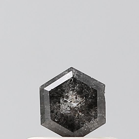 Hexagonal Salt And Pepper Natural Diamond 0.28ct VS2 loose diamond