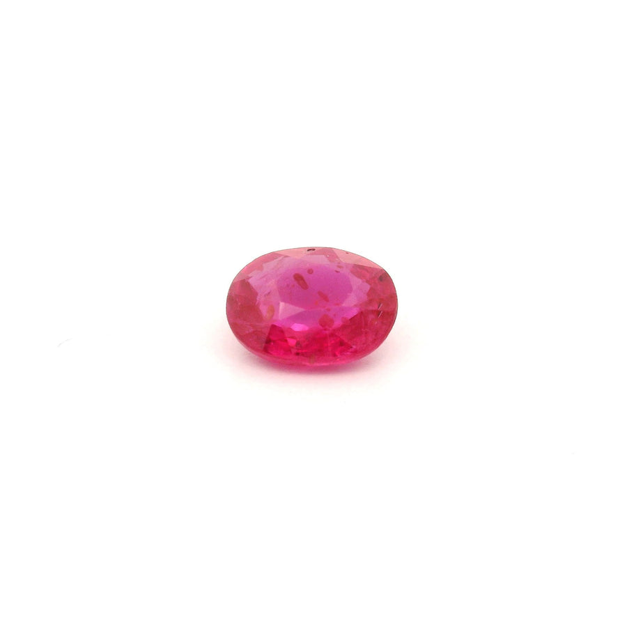 Oval Red Ruby 0.74ct loose gemstone