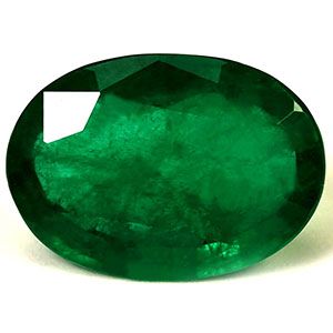 Oval Green Emerald 3.5ct loose gemstone