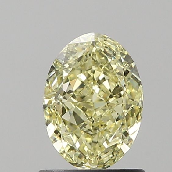 Oval Faint Yellow Natural Diamond 1ct VS2 loose diamond