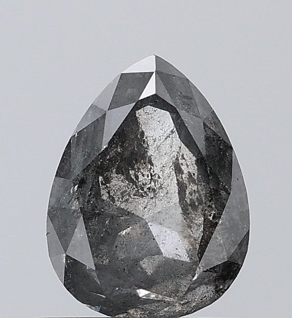 Pear Salt And Pepper Natural Diamond 1.29ct VVS2 loose diamond