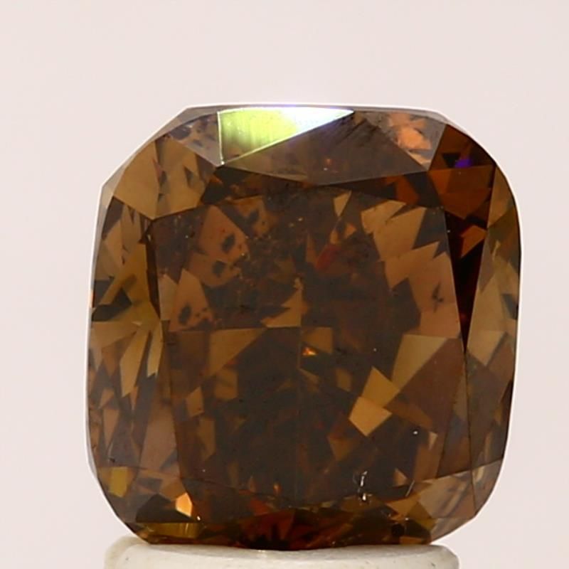 Cushion Fancy Dark Brown Natural Diamond 2.64ct SI2 loose diamond